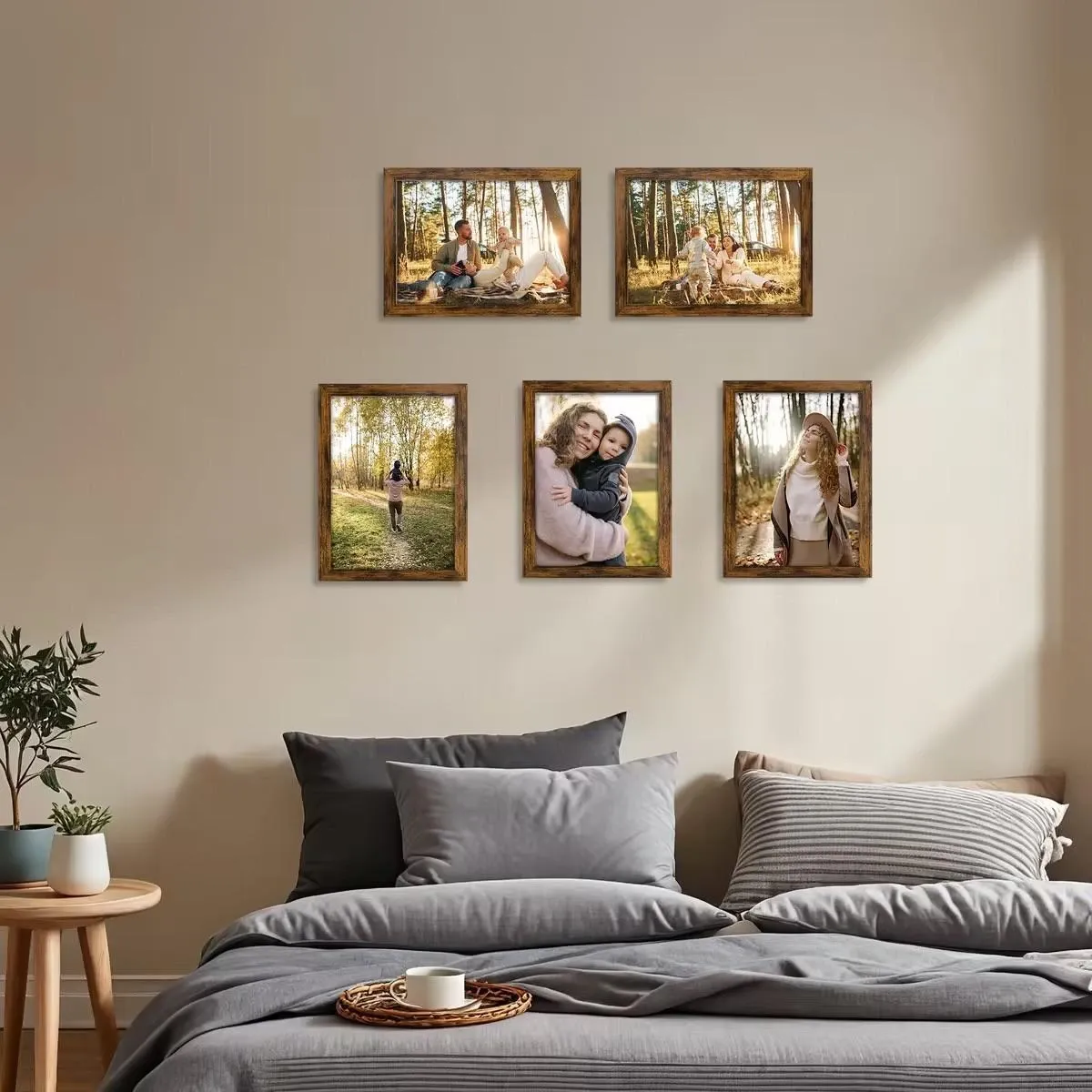 Bedroom accent frame display